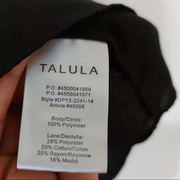 Aritzia Talula Waverly Cami Lace- Black, Small - Picture 7 of 8
